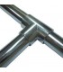 Conector tip T bara de haine rotunda