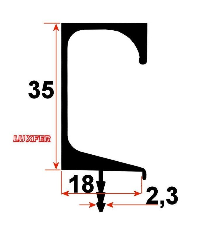 Profil aluminiu G Aluminiu