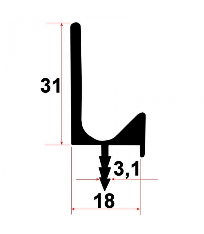 Profil aluminiu maner CN