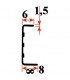 Profil aluminiu F15-9