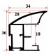 ZEPELIN PROFI Profil vertical