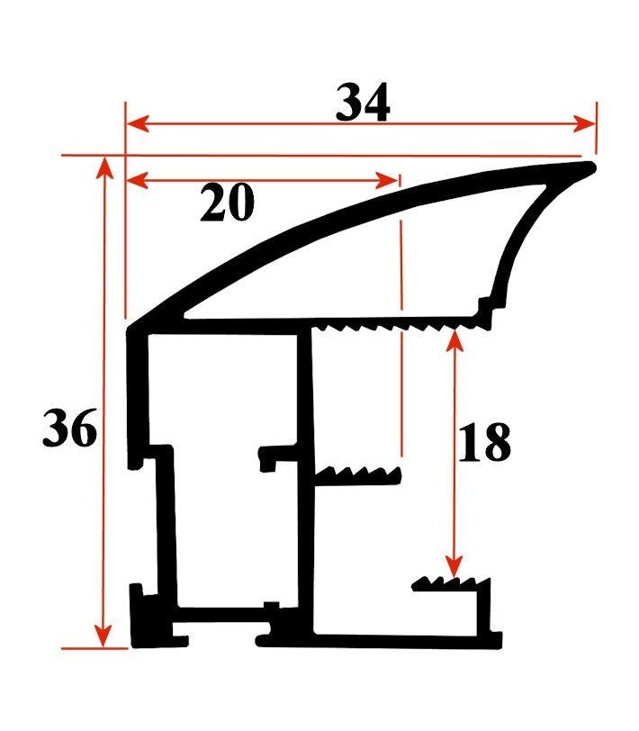 ZEPELIN PROFI Profil vertical