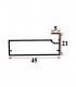 8976 / 8975 Profil aluminiu rama geam