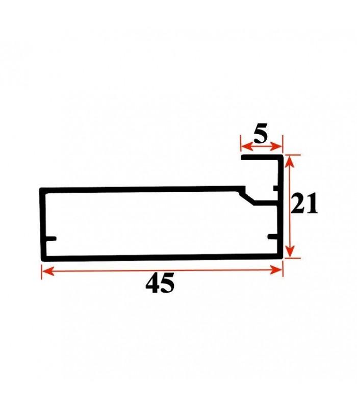 8976 / 8975 Profil aluminiu rama geam