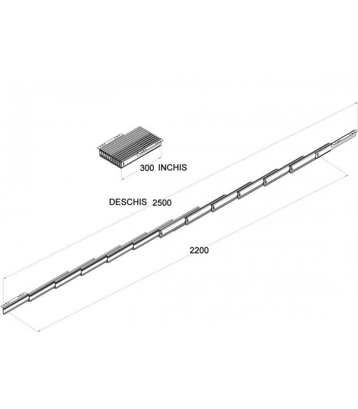 Sine masa extensibila 300/2500