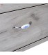 Manere ceramica mobila bucatarie Portelan argint / floare bleu