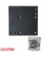 Picioare masa negru patrat 60x60