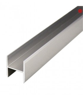 Profil mobila H egal finisaj inox