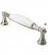 Manere ceramica mobila bucatarie 8939 inox/alb