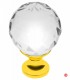 Butoni mobila cristal auriu 30mm