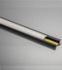 Profil led negru incastrat