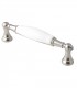 Manere ceramica mobila bucatarie 8939 inox/alb