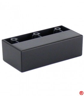Picioare negre mobila 27x90x45 mm negru