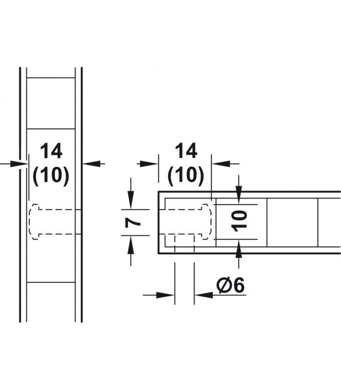 Conector Lamello Clamex P-14  set 80 buc