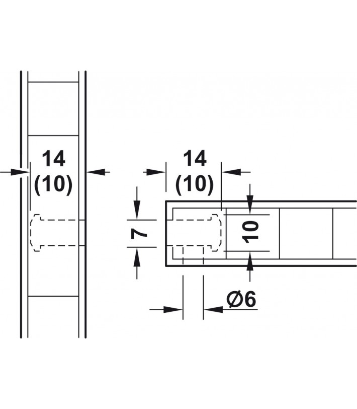 Conector Lamello Clamex P-14  set 80 buc