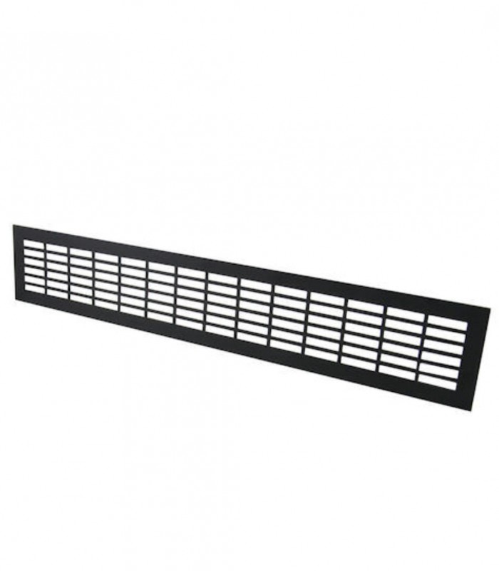 Grila aerisire mobila neagra