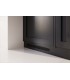 Grila aerisire mobila neagra