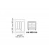 Organizator tacamuri sertar Gri Orion 40 cm