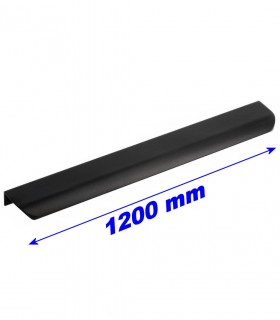 Manere lungi negre HEXA 1200mm