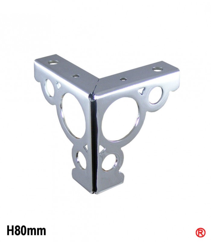 Picioare canapea metalice KAX Crom H80