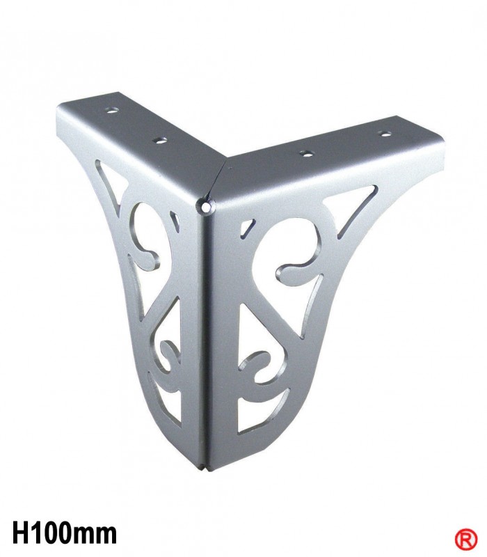 Picioare dulap KAX aluminiu H100