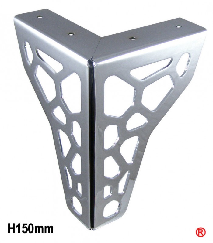 Picioare mobila 150 mm KAX Crom