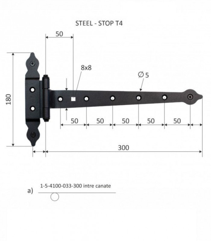 Balama obloane tip T
