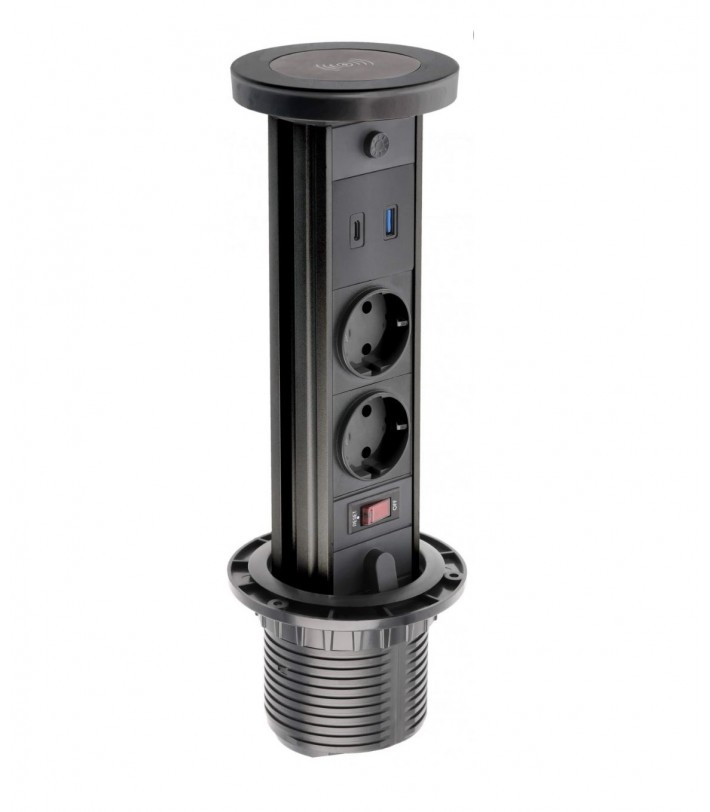 Priza blat Camino cu incarcare wireless