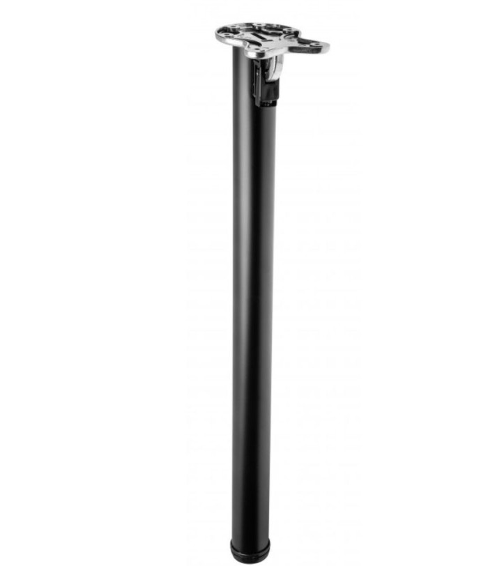 Picior rabatabil click negru H 710