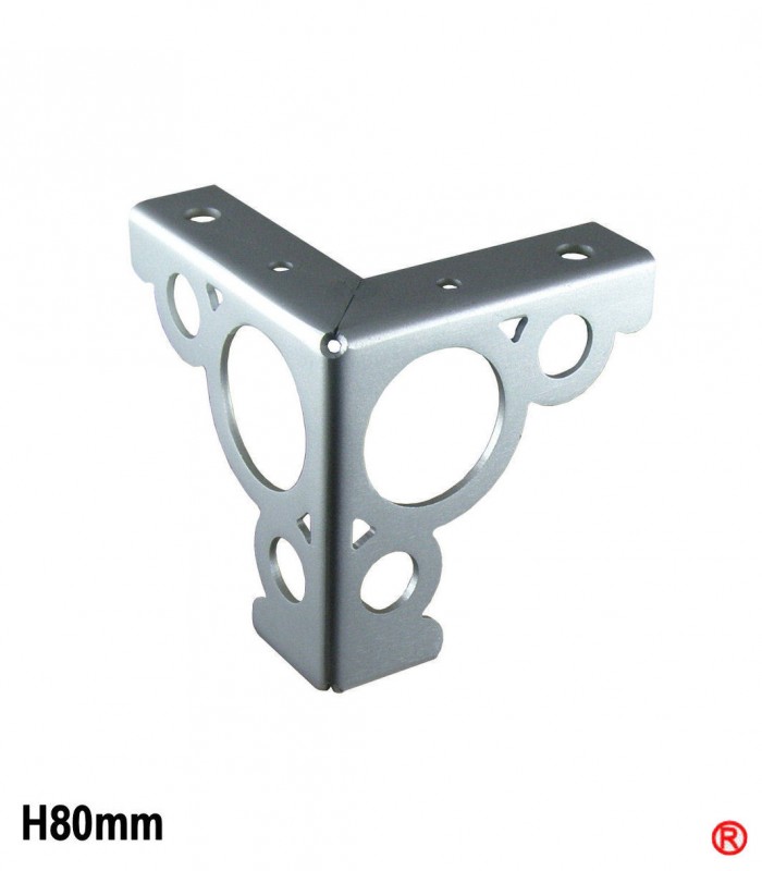 Picioare metalice mobila KAX aluminiu H80