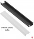 Profil banda led negru aplicat
