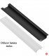Profil led negru incastrat