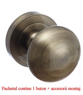 Buton usa Stala bronzat lacuit