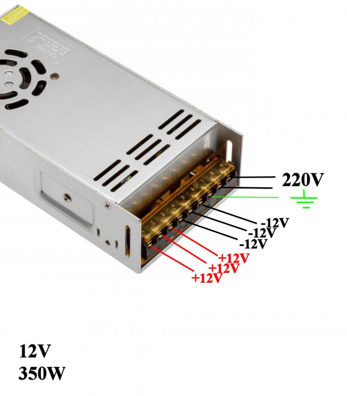 Transformator 12V 350W