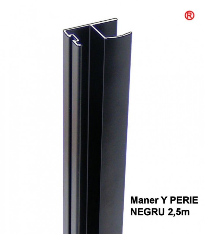 Profile usi glisante Y negru