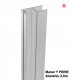 Profil maner aluminiu Y pt perie
