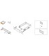 Axispro Front sertar interior alb H84