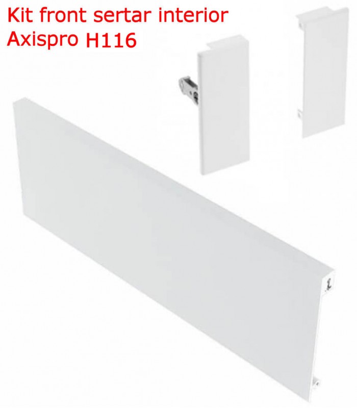 Axispro Front sertar interior alb H116