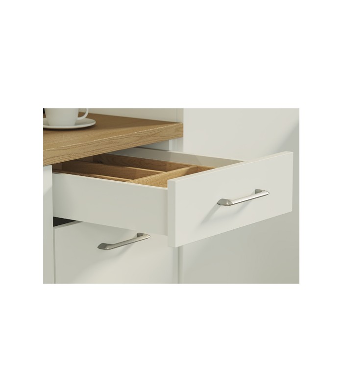 Sertar metalic bucatarie Axispro H84 Alb