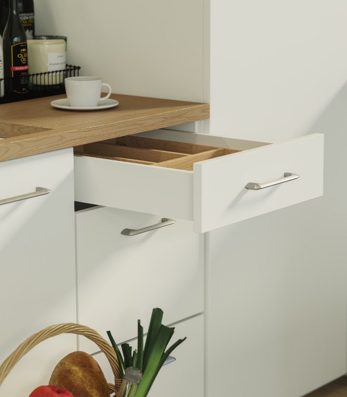 Sertar metalic Axispro H116 Alb