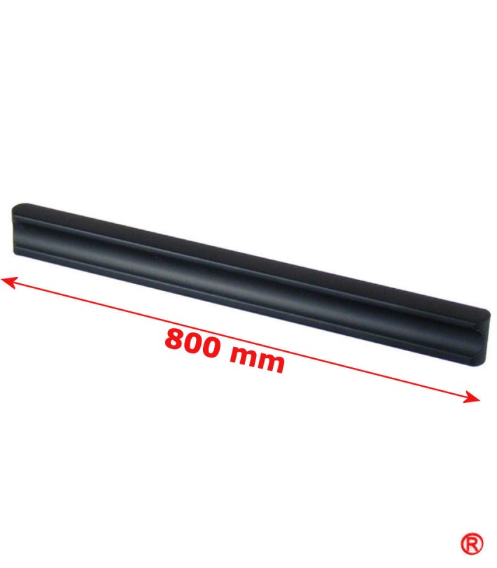 Manere lungi mobila STAMP negru 800 mm