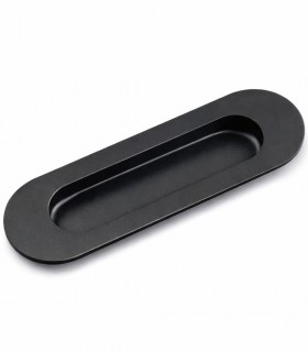 Manere usi glisante oval negru