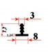 Profil T aluminiu