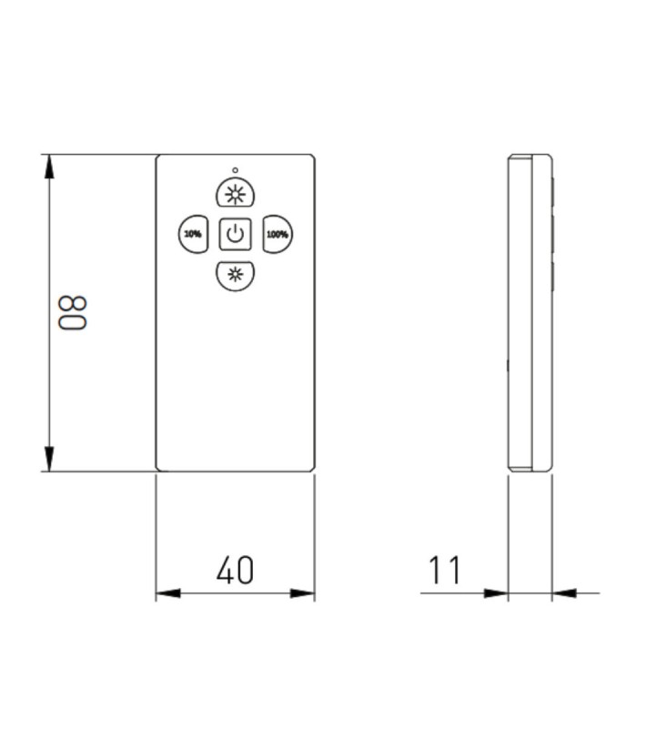 Telecomanda banda led  SKY 12V/24V