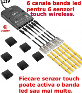 Senzor atingere Banda led KIT SKY wireless