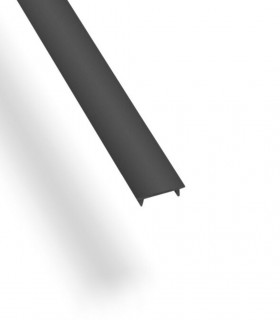 Difuzor negru profil banda led ingropat/colt/maner