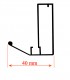 Profil aluminiu cu maner 1002 A3 Aluminiu