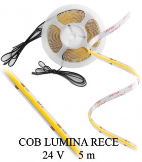 Banda led 24V COB  lumina rece 5m