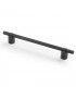Manere dulap negre LINEA 160mm