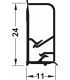Inaltator blat bucatarie rectangular alum